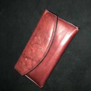 Rolfs brown leather wallet with 2 separate inserts